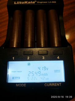 1-шт аккумулятор oригин Li-ion 18650