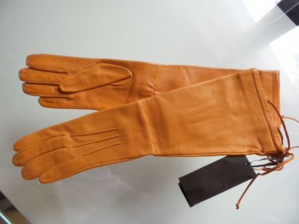 Новые кожаные перчатки Ermanno Scervino