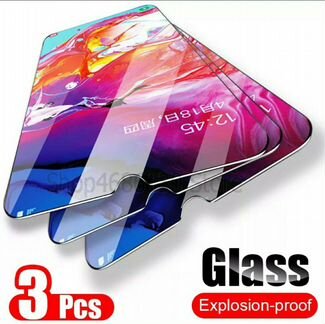 Samsung A70 стекло, чехол