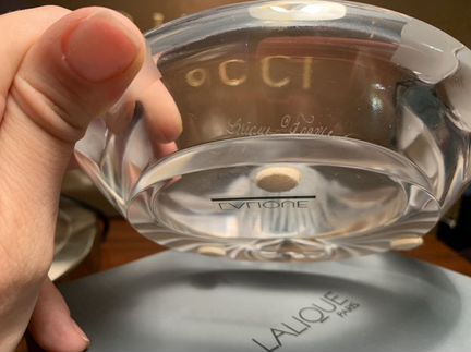 Пепельница Lalique хрусталь (новая)