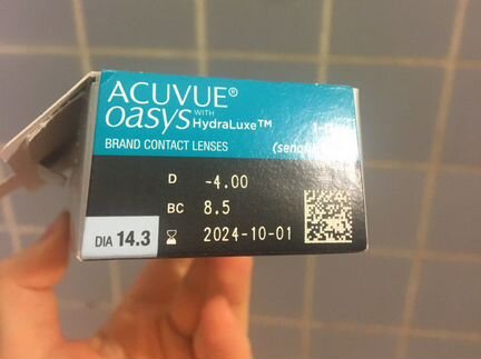Линзы контактные acuvue oasys