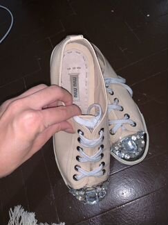 Кеды кроссовки miu miu