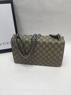 Сумка Gucci Гуччи Dionysus Supreme Canvas Клатч За
