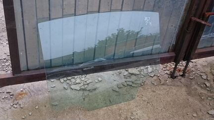 Стекло зад левой двери Chevrolet Cruze Круз седан