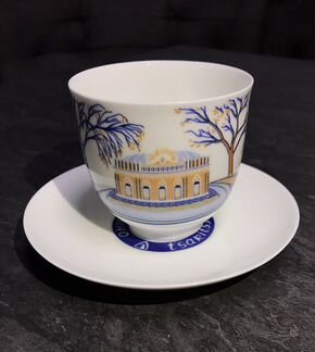 Чашка с блюдцем Малый дворец Царицыно, Г. Шуляк