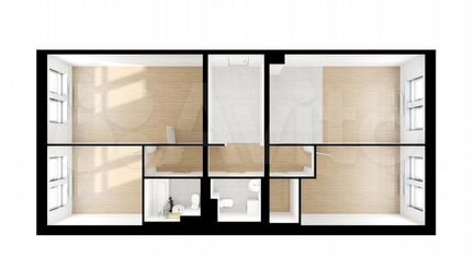 3-к квартира, 92.7 м², 15/15 эт.