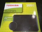 Переносной жесткий диск Toshiba usb 3.0 500Gb