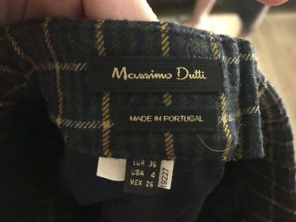 Брюки из натуральной шерсти massimo dutti