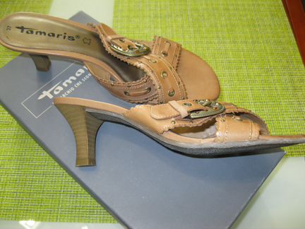 Новые босоножки tamaris кожа