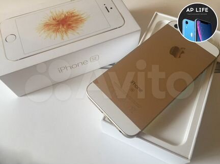 iPhone SE, 32 гб, золотой, гарантия