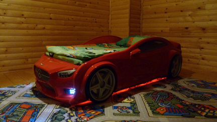 Кровать-машинка объемная (3d) EVO 