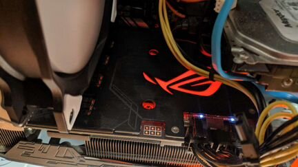 Видеокарта Geforce GTX 1080 Rog Strix