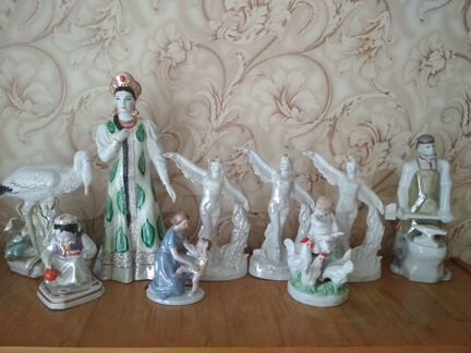 Фарфоровые статуэтки времен СССР