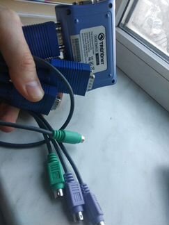 Kvm vga switch ps2 полный набор