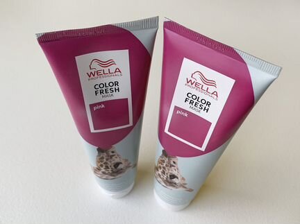 «Wella». 2 шт. Professionals Color Fresh Mask Pink