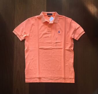 Оригинал поло рубашка Polo Ralph Lauren Персик