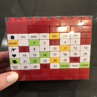 Lego календарь