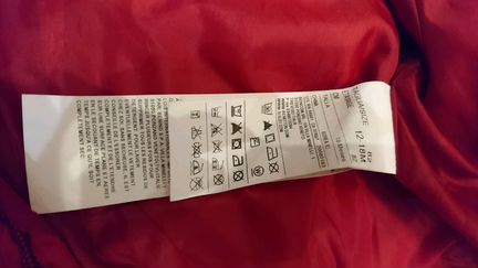 Комплект пуховик Benetton и полукомбинезон, р. 82+