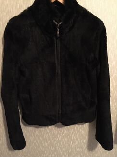 Полушубок,шуба из меха кролика, автоледи