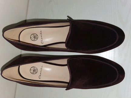 Туфли бархатные Новые 38р Эконика