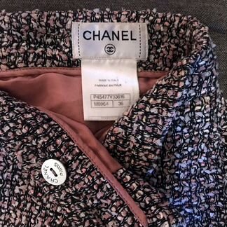 Chanel брюки твидовые