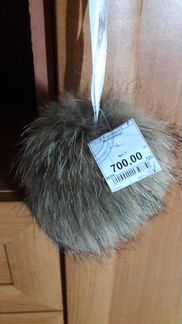 Помпоны из натурального меха