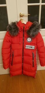 Зимнее пальто, куртка, рост 158