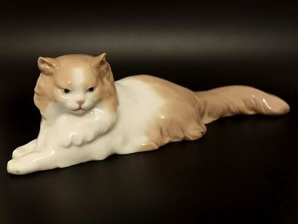 Статуэтка Ангорский кот,фарфор Lladro NAO Испания