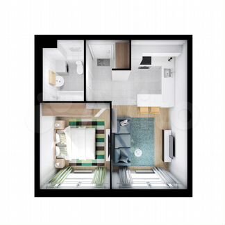 1-к квартира, 36 м², 17/24 эт.