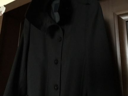 Пальто- Тренч Burberry Темно-серый Оригинал