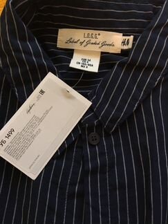 Новая хлопковая рубашка hм и Tommy Hilfiger