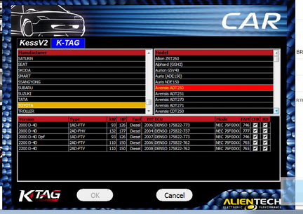 Программатор для чиптюнинга Ktag F.W. 7.020/ктаг