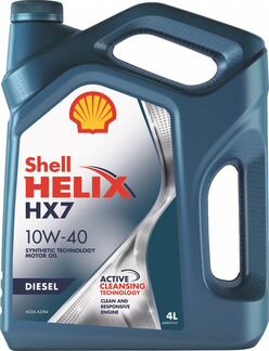Моторное масло Shell Helix HX7 Dies 4л+1