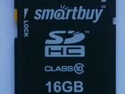 Карта памяти Smartbuy SD 16 GB
