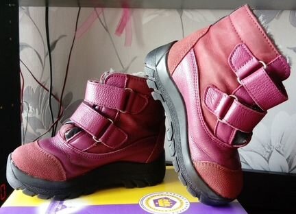 Зимние ботинки, нат. кожа/мех, 