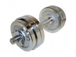 Гантель разборная 12,5 кг. хромированная