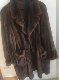 Пальто мужское норковое