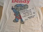 Dendy Оригинальная редкая футболка
