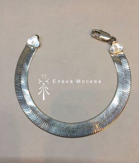 Браслет серебро Италия