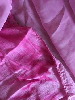 Платье розовое в пол