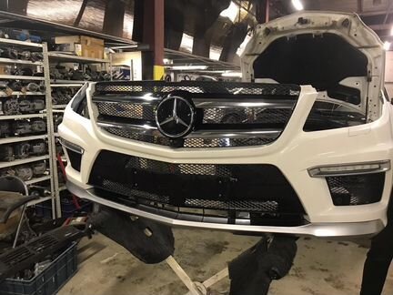 Бампер Всборе Mercedes GL AMG 63 166