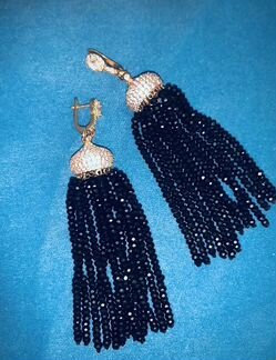 Серьги бисер