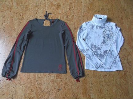 Трикотажная кофта и водолазка