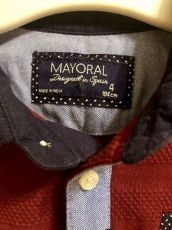 Mayoral 2 поло с длинным рукавом
