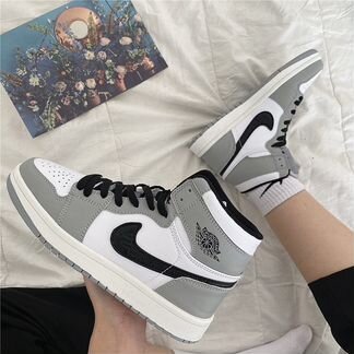 Кроссовки Nike Air Jordan 1 Mid Grey (36-40)