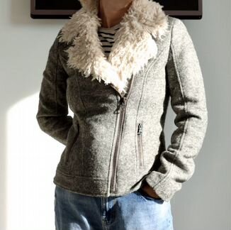 Шуба полупальто zara