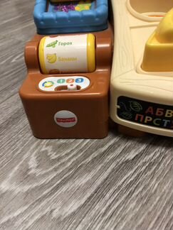 Касса игрушечная прилавок с фруктами и овощами Fis