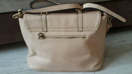 Пудрово-персиковая сумка-портфель Zarina А-4