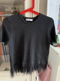 Топ кофта с перьями Zara