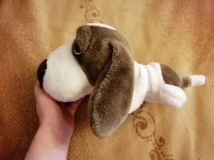 Мягкие игрушки, больше глаза, собачка + тигр